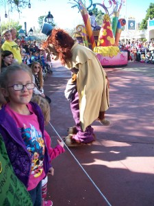 She loved the parade.  Her faces were priceless!