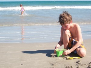 Jay man building something