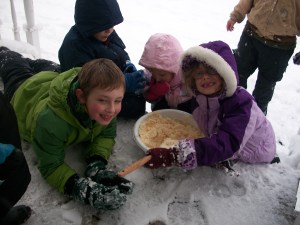 Snow Ice Cream (Yummy Yellow Snow)